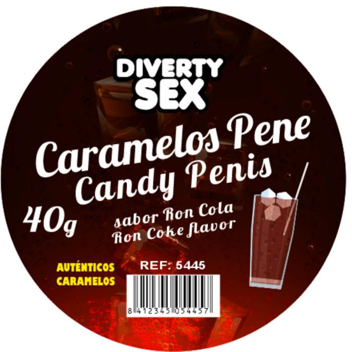 Obsenza - 20 penis-shaped candies with gin tonic flavor - Image 1