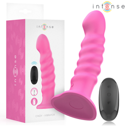 Obsenza - Vibrateur Cindy Taille L Spirale avec 10 Modes et Télécommande - Rose - Image 1