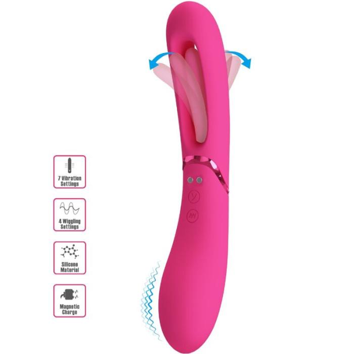 Obsenza - Vibrateur Point G Lexie Romance avec 7 Modes de Vibration et Mouvement - Rose - Image 1