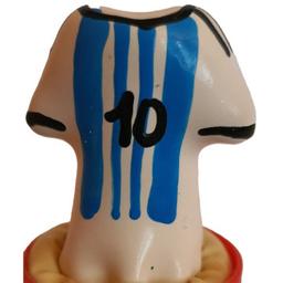 Obsenza - Preservativo decorativo pintado a mano camiseta messi n10 - Image 1