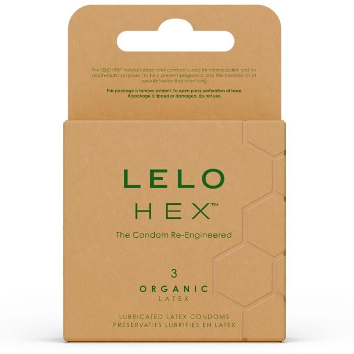 Obsenza - Hex organic condom box 3 units - Image 1