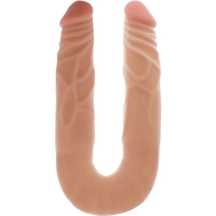 Obsenza - Get Real Double-Ended 35cm Dual-Shape Dong in Skin - Image 1