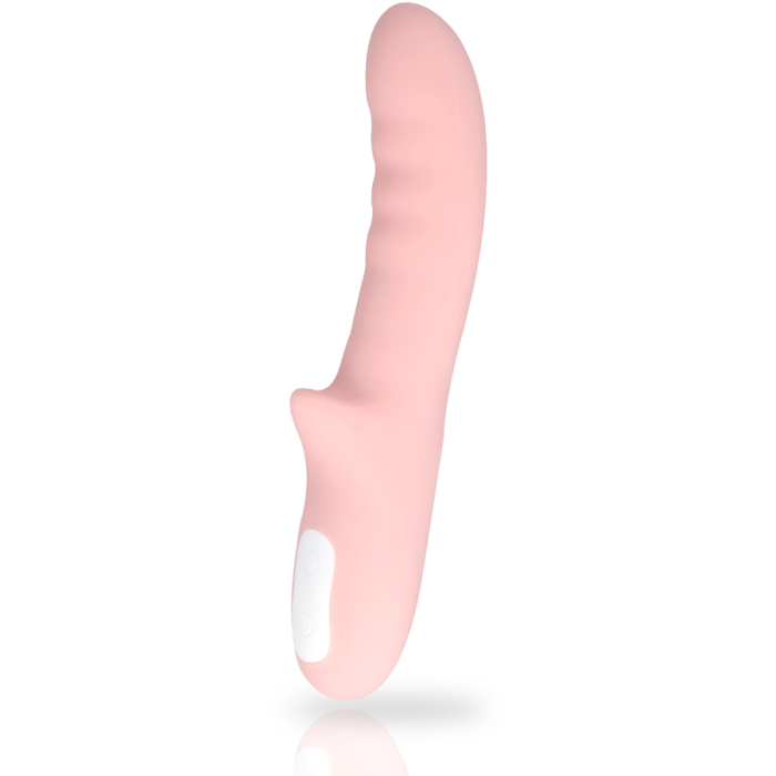 Obsenza - Vibrador rotador Pisa con doble motor y 10 programas de vibración - Rosa - Image 1
