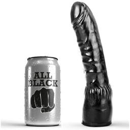 Obsenza - All Black Realistischer Dildo 20 cm – Ergonomisch &amp; Komfortabel - Schwarz - Image 1