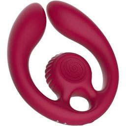 Obsenza - Gizi duo couples stimulator remote control burgundy - Image 1