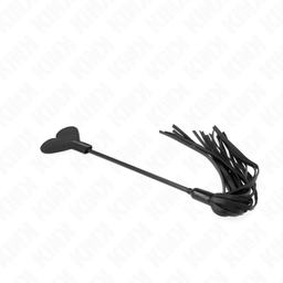 Obsenza - Range Peitsche mit Herzplatte 35 cm – Eleganz und Präzision für Ihr BDSM-Spiel - Image 1