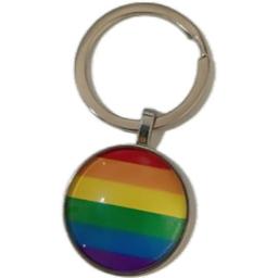 Obsenza - Lgbt Flag Schlüsselanhänger – Pride Keychain mit Regenbogenflagge - Image 1
