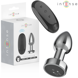 Obsenza - Plug anal 10 vibrations métal avec télécommande s - Image 1