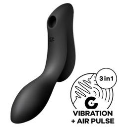 Obsenza - Vibrateur Curvy Trinity 2 Air Pulse pour Stimulations Multiples - Image 1