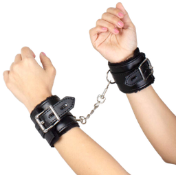 Obsenza - Secretplay Schwarze Bondage-Handschellen für BDSM &amp; Erotik - Schwarz - Image 1
