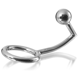 Obsenza - Anneau Cock Ring Ergonomique avec Boule Anale 40mm - Image 1