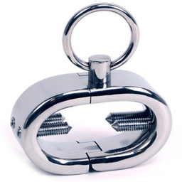Obsenza - Bracelet Testicule en Métal Ajustable avec Anneau - METAL HARD - Image 1