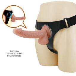 Obsenza - Harness Briefs Universal con Dildo Kevin 19 cm Natural de Pretty Love - Image 1