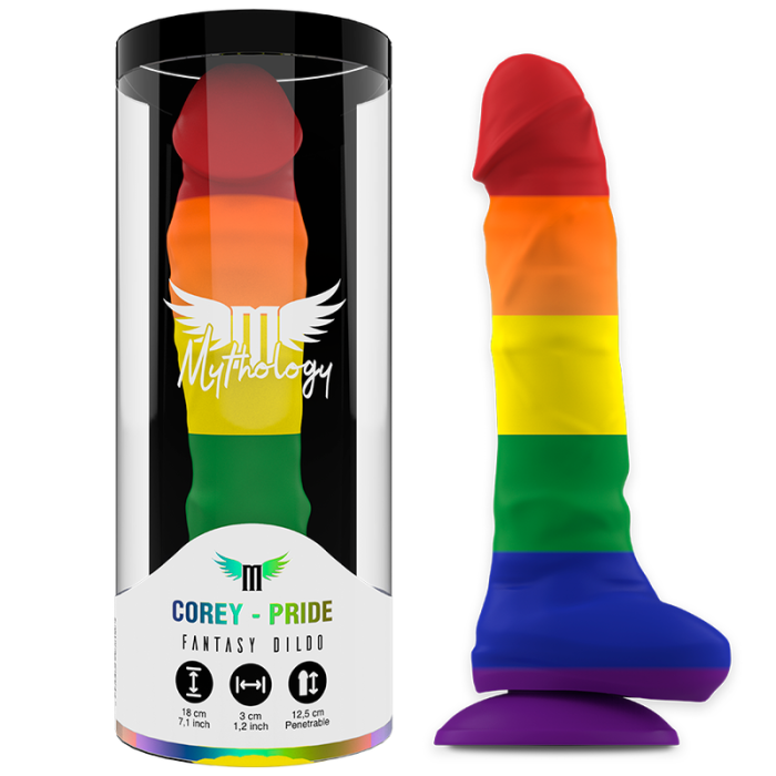 Obsenza - Mythology Corey Pride Medium Size Silicone Dildo for Enhanced Pleasure - Image 1