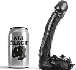 Obsenza - Gode Réaliste 19 cm avec Bosses Détailées pour Débutants et Confirmés - Noir - Image 1