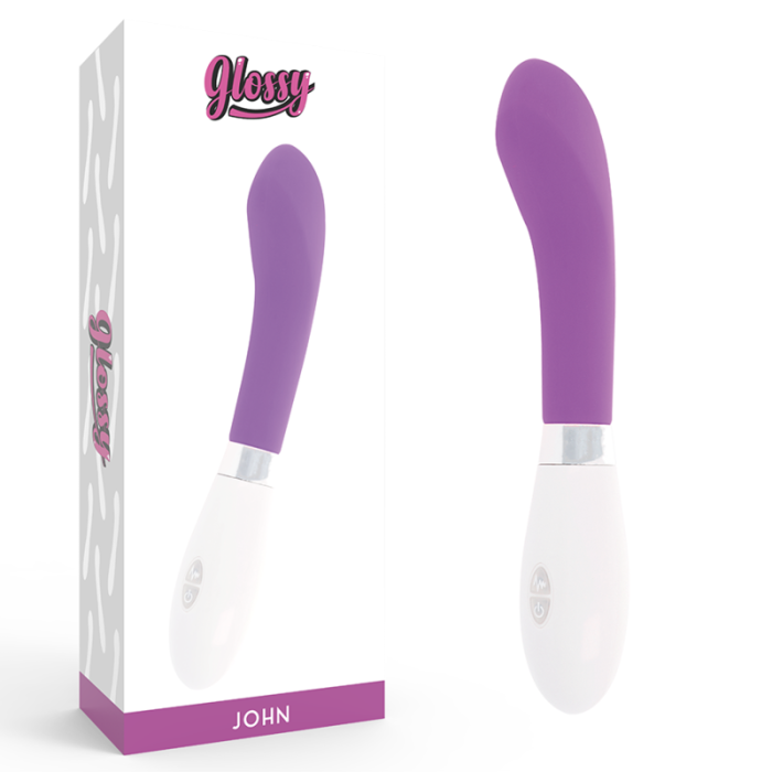 Obsenza - John Vibrator Viola: Vibrazione Curva per Piacere Intenso - Image 1