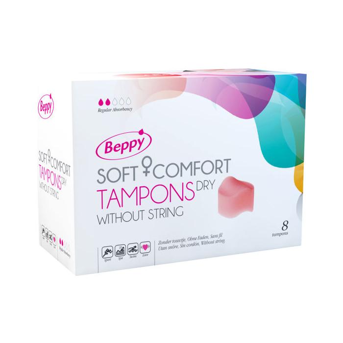Obsenza - Beppy Soft-Comfort Tampões Secos 8 Unidades para Máxima Proteção e Conforto - Image 1