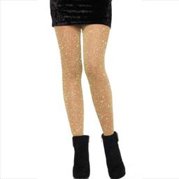 Obsenza - Medias Transparentes Doradas con Brillo y Glamour - OS - Image 1