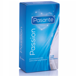Obsenza - Préservatifs Pasante Ribbed Passion 12 unités - Plaisir Intense - Image 1
