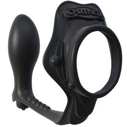 Obsenza - Anillo Potenciador Rock Hard con Plug Anal y Vibrador Incorporado - Image 1