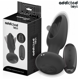 Obsenza - Plug anal con lengua vibradora y control remoto - Image 1