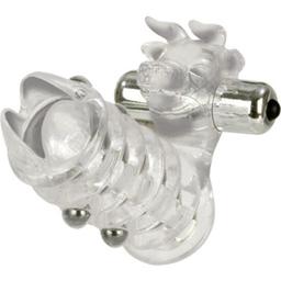 Obsenza - Funda Penes con Vibrador y Estimulador de Clítoris para Placer Extremo - Image 1