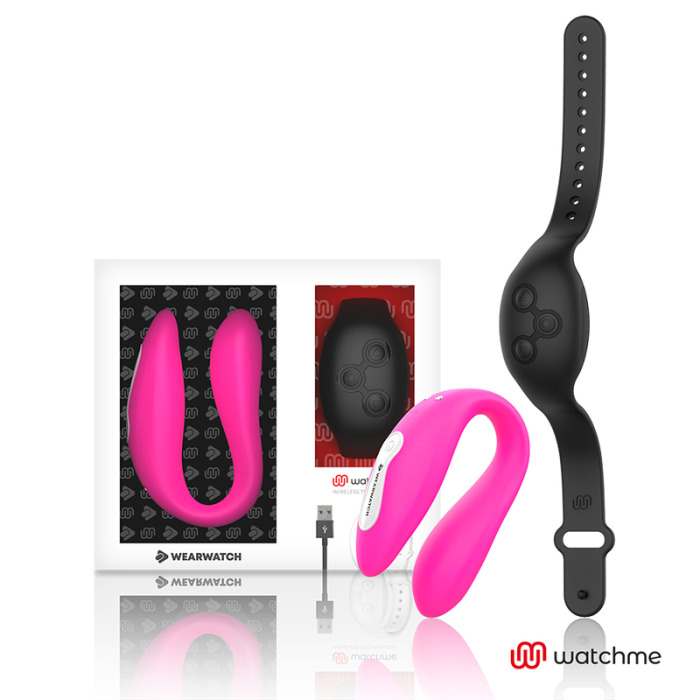 Obsenza - Vibrador Dual Tecnología WatchMe WEARWATCH Fucsia / Azabache - Fucsia - Image 1