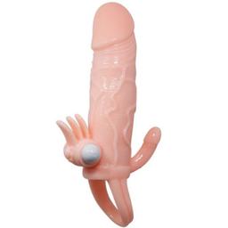 Obsenza - BAILE Brave Man Penishülle mit Klitoris- und Analstimulation 16,5 cm - Image 1