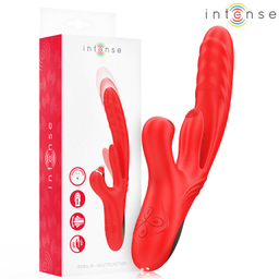 Obsenza - Vibrateur Multifonction 3 en 1 ROSALIA de INTENSE pour Plaisir Personnalisé - Rouge - Image 1