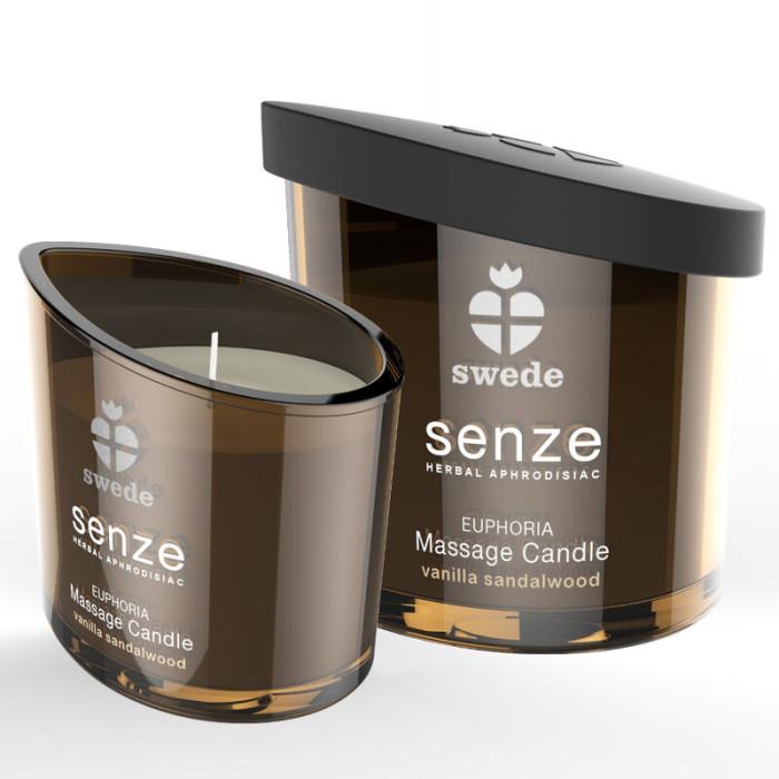 Obsenza - Senze Euphoria Vanilla & Sandalwood Massage Candle for Intimate Pleasure - Image 1