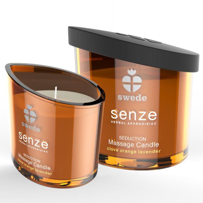 Obsenza - Senze Seduction Vela de Masaje con Esencias Naturales y Aromas Seductores - Image 1