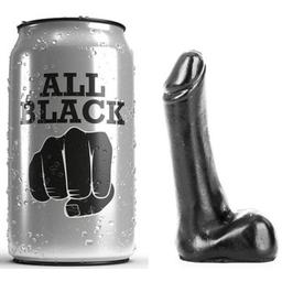 Obsenza - All Black 9 cm Slim Dildo for Discreet Pleasure - Black - Image 1