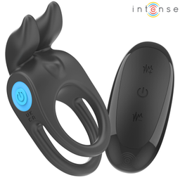 Obsenza - Sam Vibrateur Double Anneau Pénis avec 10 Modes de Vibration - Noir - Image 1