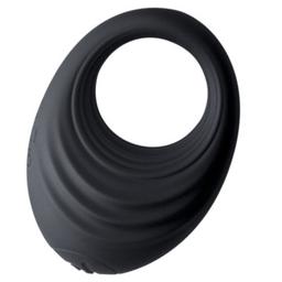 Obsenza - Spire black vibrating penis ring - Image 1