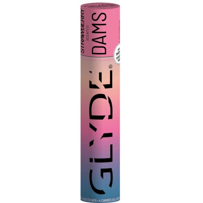 Obsenza - Dams Láminas de Latex Morango para Sexo Oral Seguro - Image 1