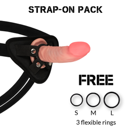 Obsenza - Imbracatura con Dildo Realistico Tiger a Doppia Densità 14 cm e 4. - Image 1
