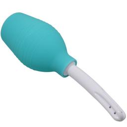 Obsenza - Anal Pear Blue Rubber Shower for Hygienic Anal Play and Care - Image 1