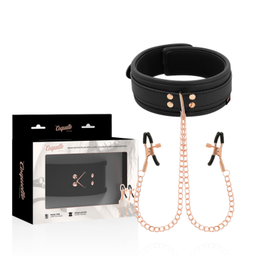 Obsenza - Colar Fantasy com Clamp de Mamilo e Forro de Neoprene COQUETTE CHIC DESIRE - Image 1