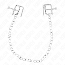 Obsenza - Pinzas para Pezones con Cadena de 30 cm KINK - Estimulación y Control Elegantes - Image 1