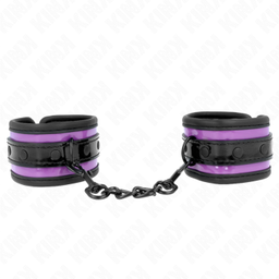Obsenza - Appui-Poignets en Néoprène Violet Clair Ajustables 21-28 cm x 5 cm - Violet - Image 1
