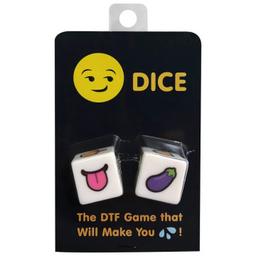 Obsenza - Dadi Emojis Sessuali DTF – Gioco Piccante per Coppie con Lingue Multiple - Image 1