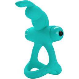 Obsenza - Anel Vibrador Figgy Green Coelho para Prazer Intenso e Estímulo Multifuncional - Verde - Image 1