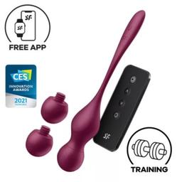Obsenza - Love Birds Vary Sfere Vibranti con App Gratuita Wine Rosso - Image 1