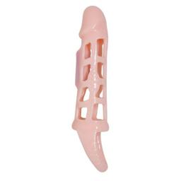 Obsenza - Baile Capa Extensora de Pênis com Vibração e Ala Natural 13. - Image 1