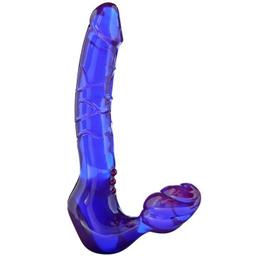 Obsenza - Bend Over Boyfriend - Dual Pleasure Harness for Couples - Blue - Image 1