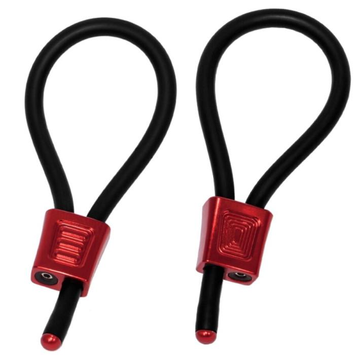 Obsenza - Prestige electra loops adjustable cock rings red - Image 1