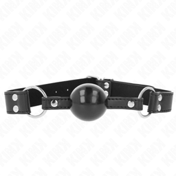 Obsenza - KINK Soft and Solid Ball Gag with Adjustable Leatherette Strap - Image 1