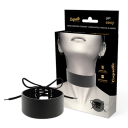 Obsenza - Gargantilha de Couro Vegano Coquette Chic Desire para Look Sedutor - OS - Image 1
