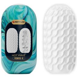 Obsenza - Pretty Love Hot Wave Männlicher Silikon Masturbator Weiss - Weiß - Image 1