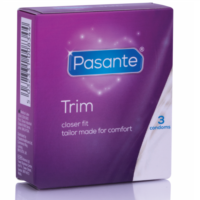 Obsenza - Preservativos Pasante Trim MS Delgado 3 Unidades - Ajuste Preciso y Confort - Image 1
